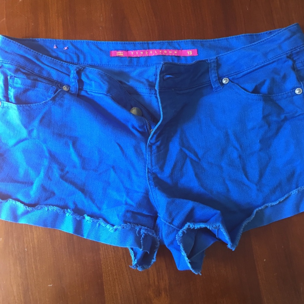 Blue shorts